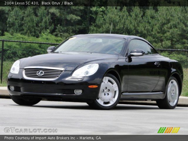 2004 Lexus SC 430 in Black Onyx