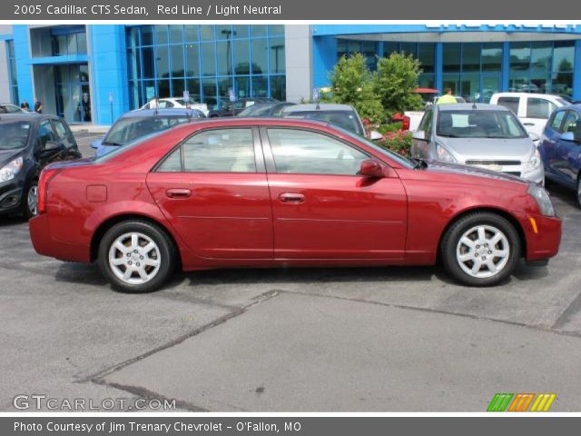 2005 Cadillac CTS Sedan in Red Line