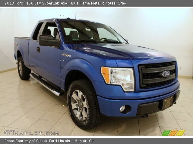 2013 Ford F150 STX SuperCab 4x4 in Blue Flame Metallic