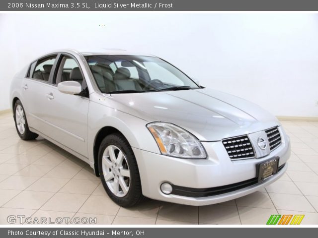 2006 Nissan Maxima 3.5 SL in Liquid Silver Metallic