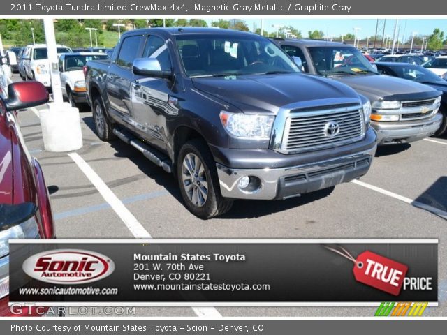 2011 Toyota Tundra Limited CrewMax 4x4 in Magnetic Gray Metallic
