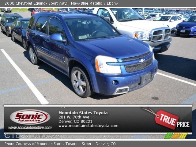 2008 Chevrolet Equinox Sport AWD in Navy Blue Metallic