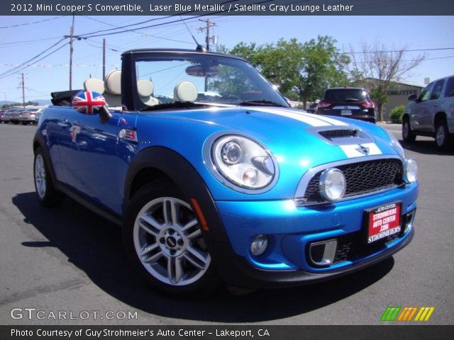 2012 Mini Cooper S Convertible in Laser Blue Metallic