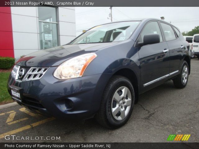 2013 Nissan Rogue S AWD in Graphite Blue