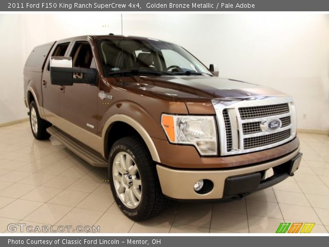 2011 Ford F150 King Ranch SuperCrew 4x4 in Golden Bronze Metallic