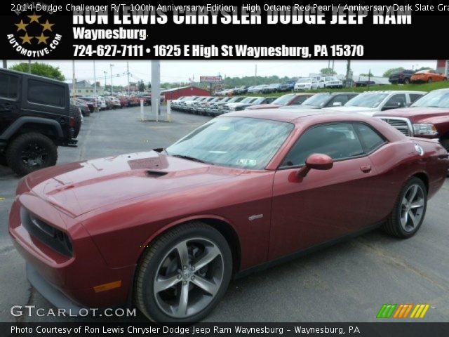 2014 Dodge Challenger R/T 100th Anniversary Edition in High Octane Red Pearl