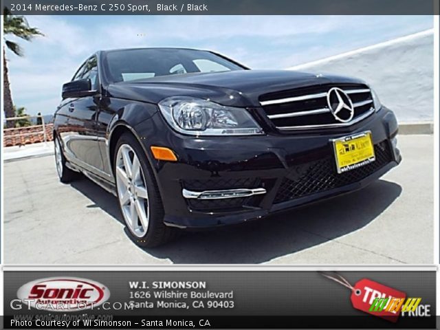 2014 Mercedes-Benz C 250 Sport in Black