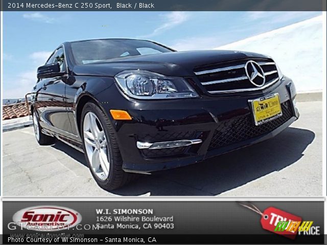 2014 Mercedes-Benz C 250 Sport in Black