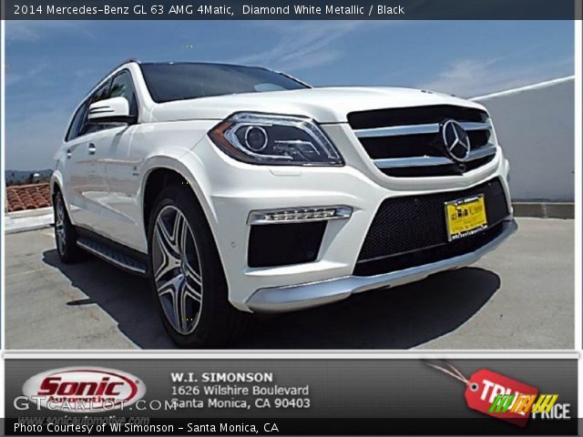 2014 Mercedes-Benz GL 63 AMG 4Matic in Diamond White Metallic