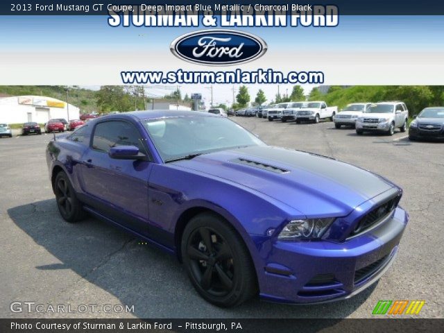 2013 Ford Mustang GT Coupe in Deep Impact Blue Metallic