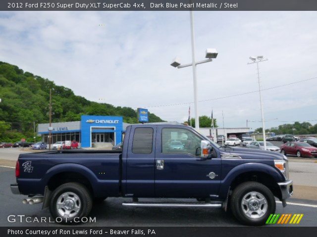 2012 Ford F250 Super Duty XLT SuperCab 4x4 in Dark Blue Pearl Metallic
