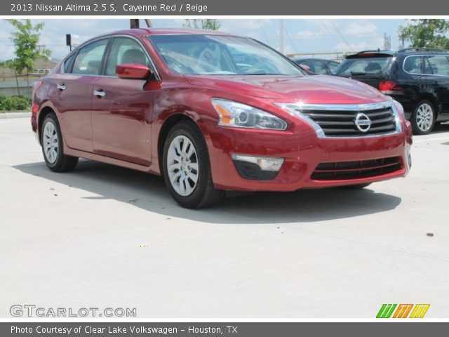 2013 Nissan Altima 2.5 S in Cayenne Red