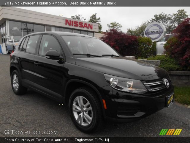 2012 Volkswagen Tiguan S 4Motion in Deep Black Metallic