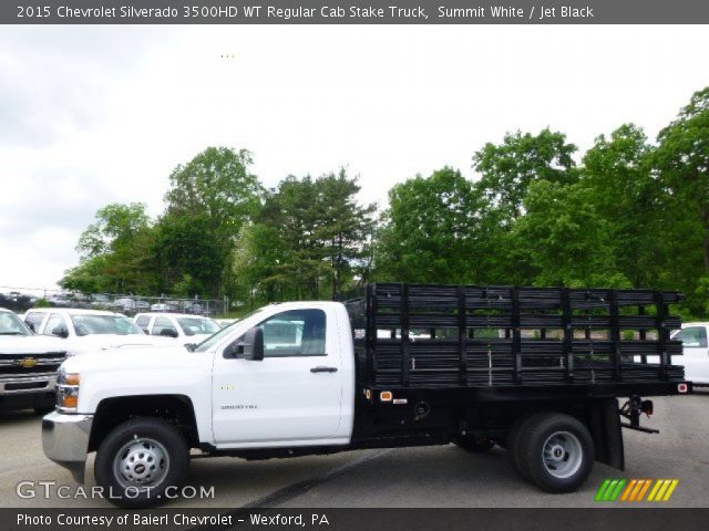 2015 Chevrolet Silverado 3500HD WT Regular Cab Stake Truck in Summit White