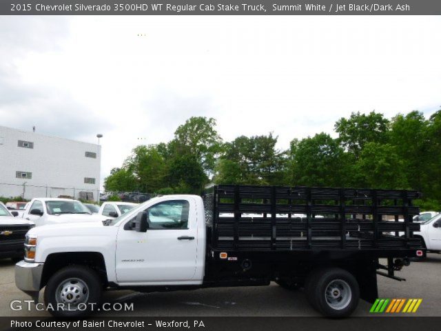 2015 Chevrolet Silverado 3500HD WT Regular Cab Stake Truck in Summit White