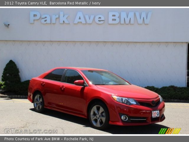 2012 Toyota Camry XLE in Barcelona Red Metallic