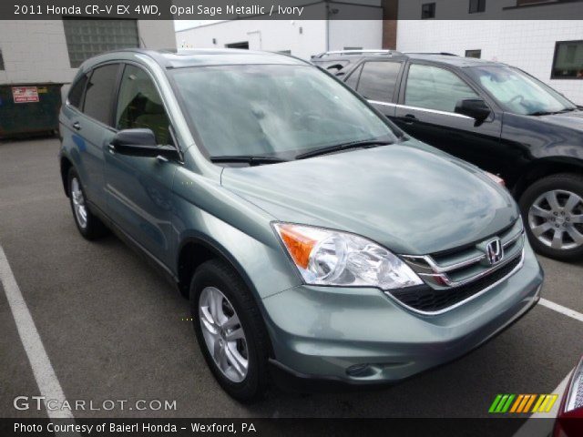 2011 Honda CR-V EX 4WD in Opal Sage Metallic