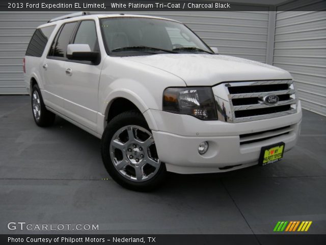 2013 Ford Expedition EL Limited in White Platinum Tri-Coat