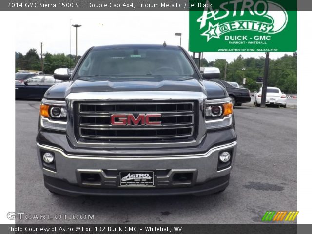 2014 GMC Sierra 1500 SLT Double Cab 4x4 in Iridium Metallic