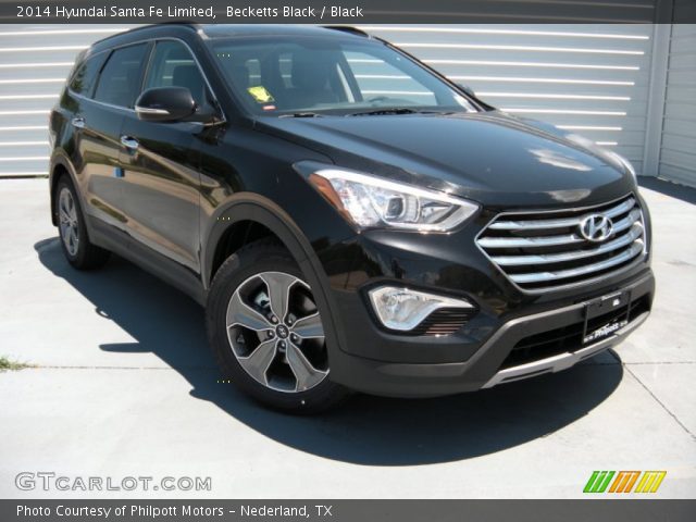2014 Hyundai Santa Fe Limited in Becketts Black