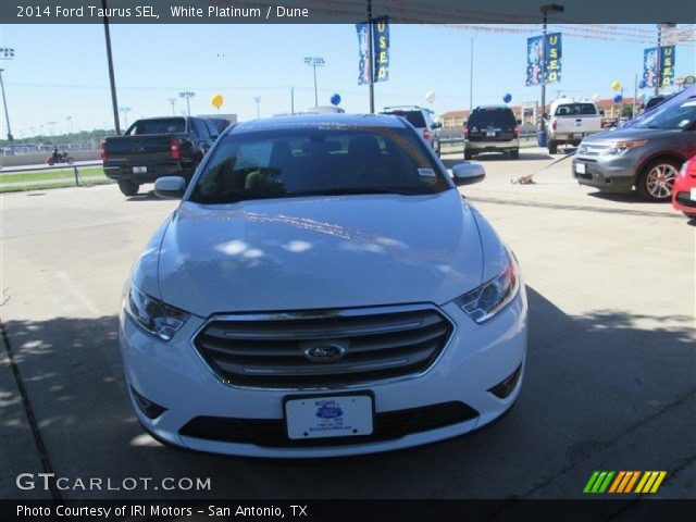 2014 Ford Taurus SEL in White Platinum