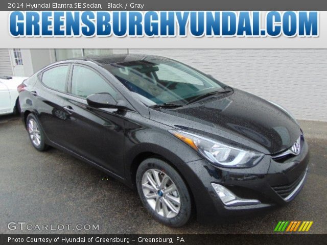2014 Hyundai Elantra SE Sedan in Black