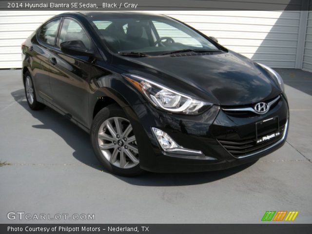 2014 Hyundai Elantra SE Sedan in Black