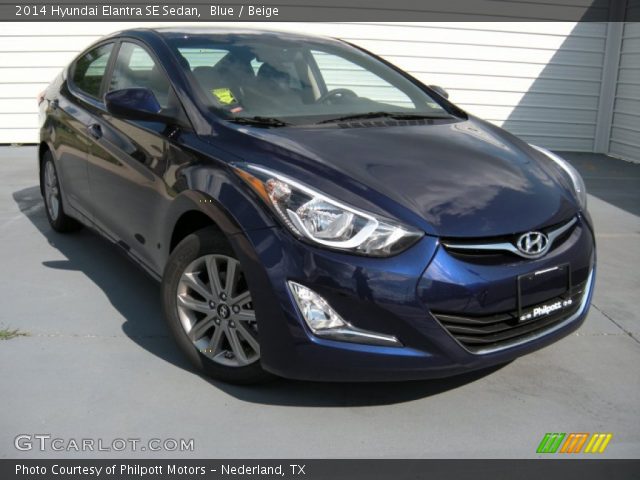 2014 Hyundai Elantra SE Sedan in Blue