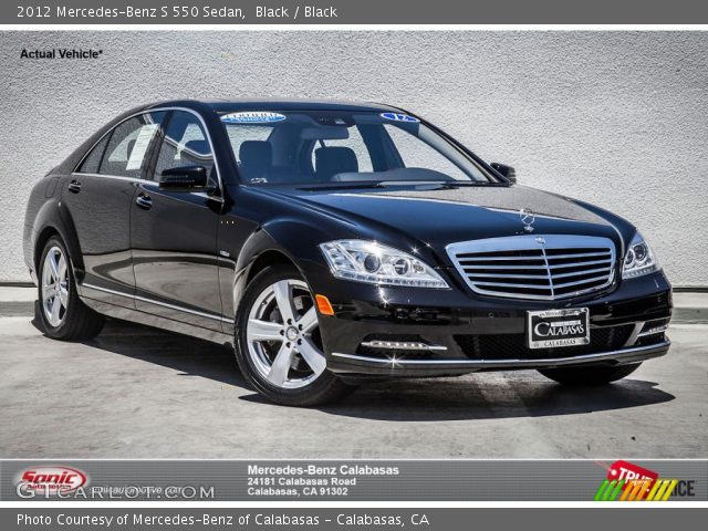2012 Mercedes-Benz S 550 Sedan in Black