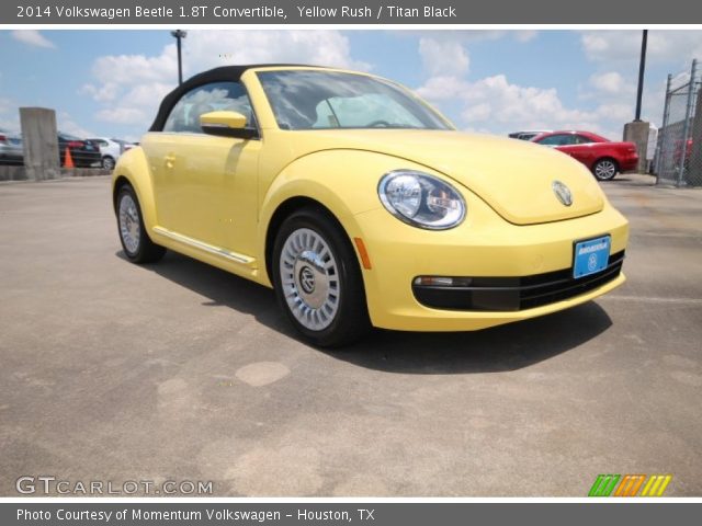 2014 Volkswagen Beetle 1.8T Convertible in Yellow Rush