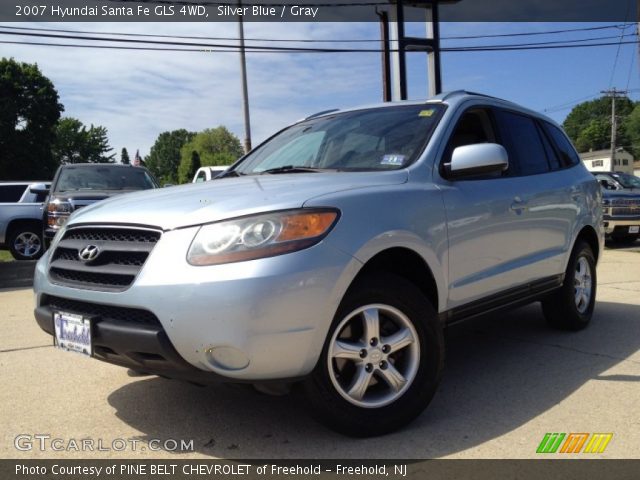 2007 Hyundai Santa Fe GLS 4WD in Silver Blue