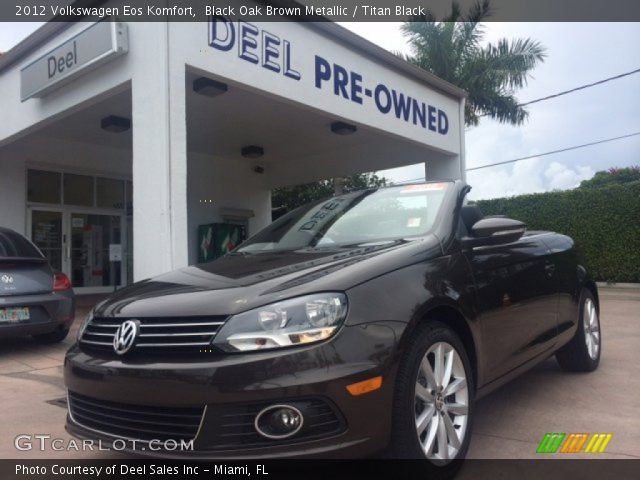 2012 Volkswagen Eos Komfort in Black Oak Brown Metallic