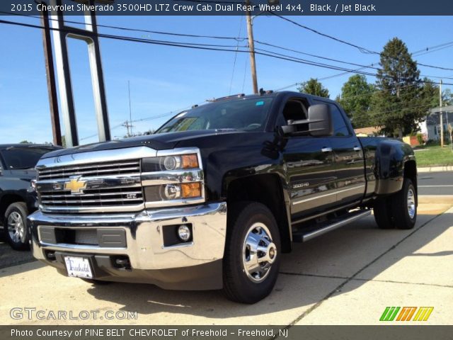 2015 Chevrolet Silverado 3500HD LTZ Crew Cab Dual Rear Wheel 4x4 in Black
