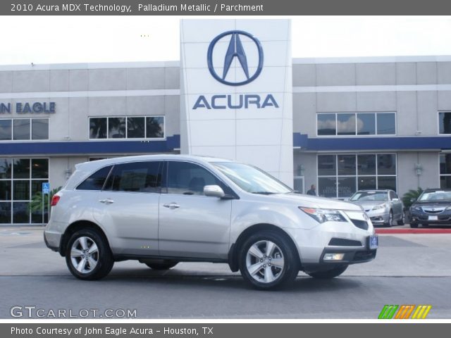 2010 Acura MDX Technology in Palladium Metallic