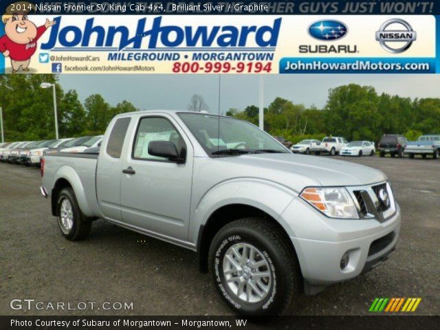 2014 Nissan Frontier SV King Cab 4x4 in Brilliant Silver