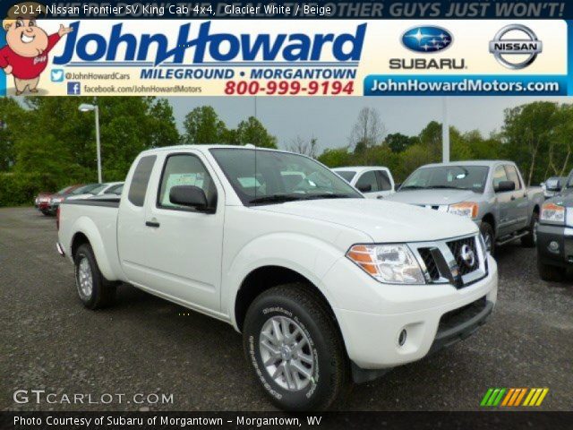 2014 Nissan Frontier SV King Cab 4x4 in Glacier White