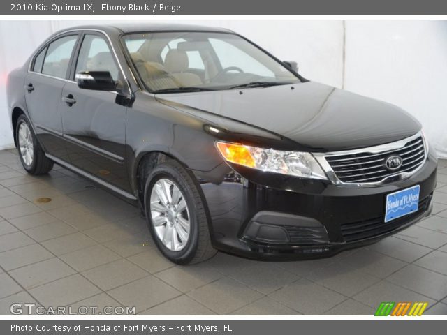 2010 Kia Optima LX in Ebony Black