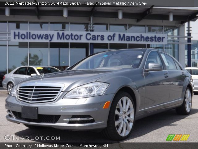 2012 Mercedes-Benz S 550 4Matic Sedan in Paladium Silver Metallic