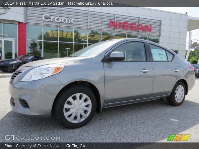 2014 Nissan Versa 1.6 SV Sedan in Magnetic Gray