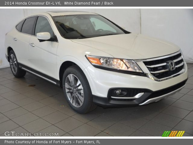 2014 Honda Crosstour EX-L V6 in White Diamond Pearl