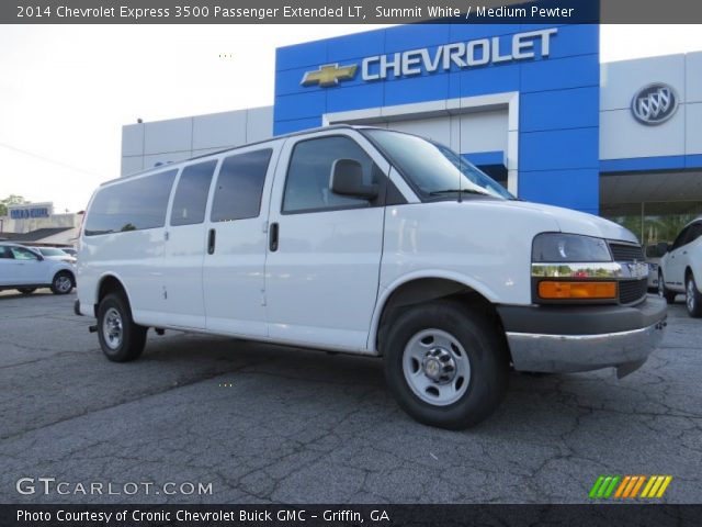 2014 Chevrolet Express 3500 Passenger Extended LT in Summit White