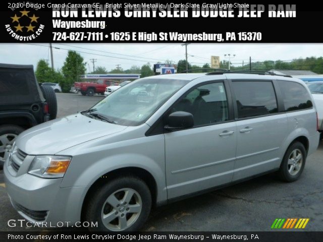 2010 Dodge Grand Caravan SE in Bright Silver Metallic