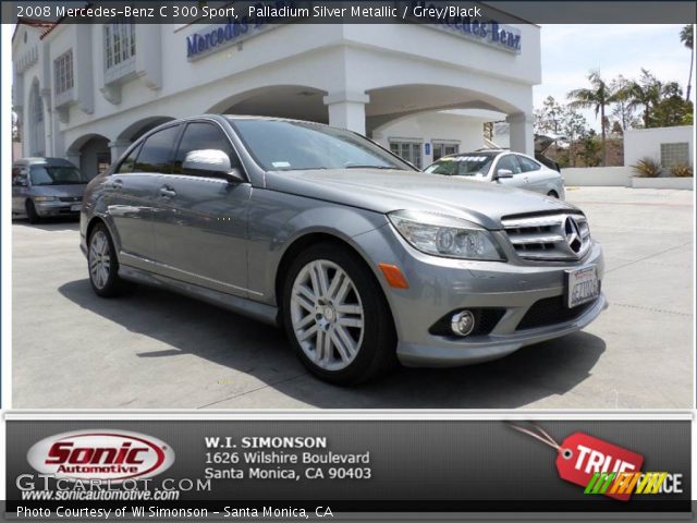 2008 Mercedes-Benz C 300 Sport in Palladium Silver Metallic