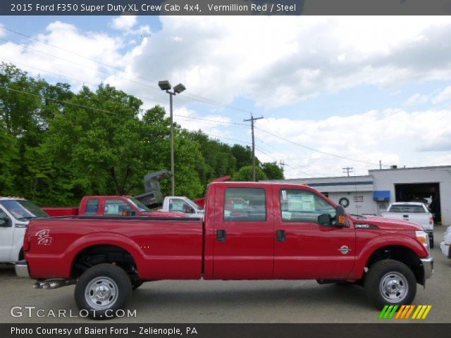 2015 Ford F350 Super Duty XL Crew Cab 4x4 in Vermillion Red