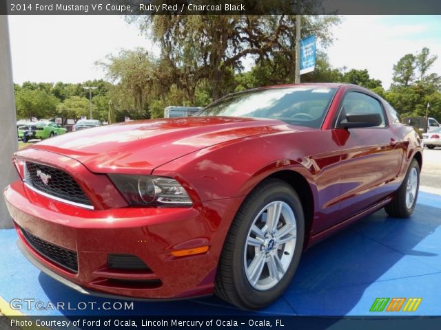 2014 Ford Mustang V6 Coupe in Ruby Red
