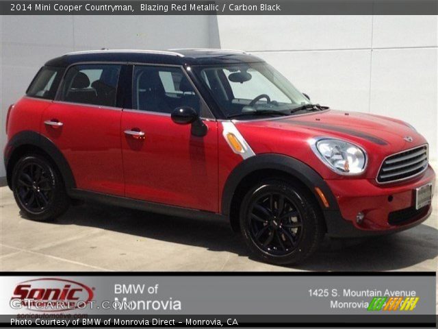 2014 Mini Cooper Countryman in Blazing Red Metallic