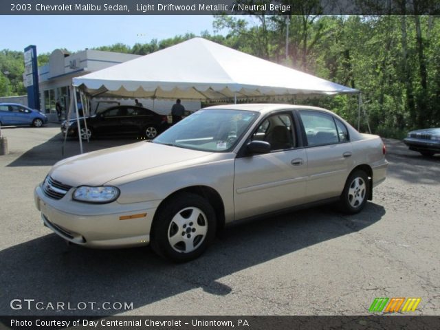 2003 Chevrolet Malibu Sedan in Light Driftwood Metallic