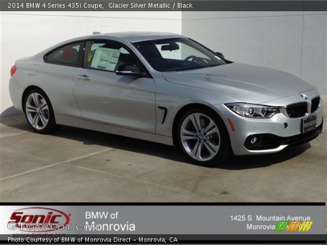 2014 BMW 4 Series 435i Coupe in Glacier Silver Metallic