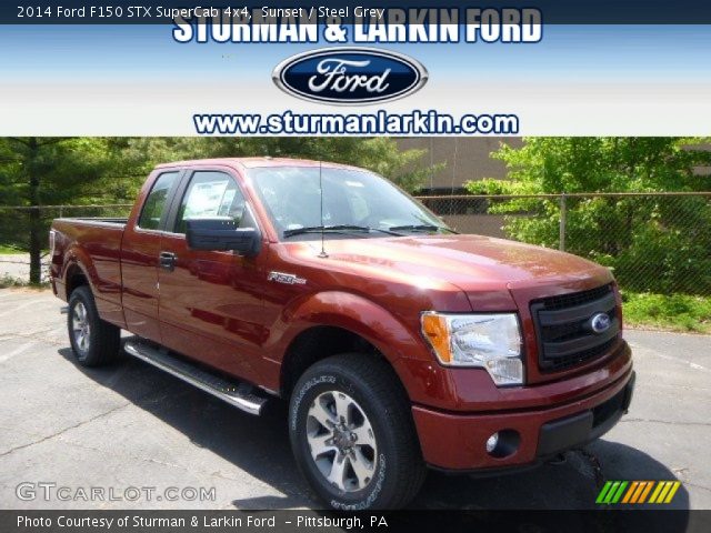 2014 Ford F150 STX SuperCab 4x4 in Sunset