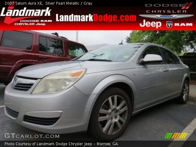 2007 Saturn Aura XE in Silver Pearl Metallic